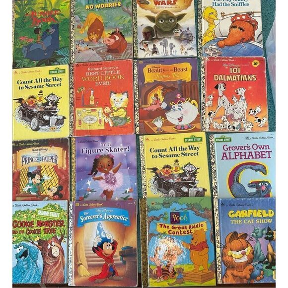 LITTLE GOLDEN BOOK collection 16 random titles - Picture 1 of 1
